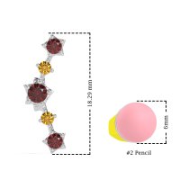 Ear Climber Stud Earrings