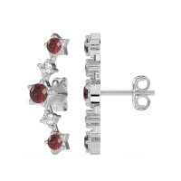 Ear Climber Stud Earrings