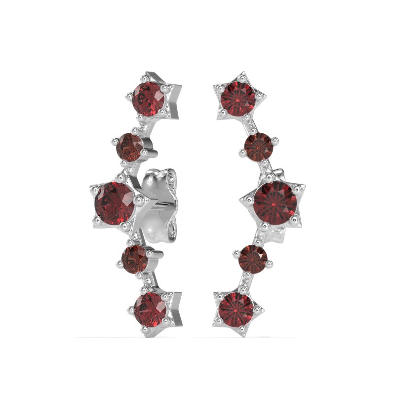 Ear Climber Stud Earrings