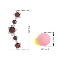 Ear Climber Stud Earrings