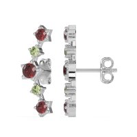 Ear Climber Stud Earrings