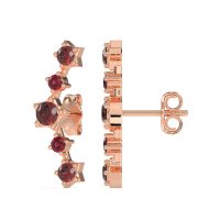 Ear Climber Stud Earrings