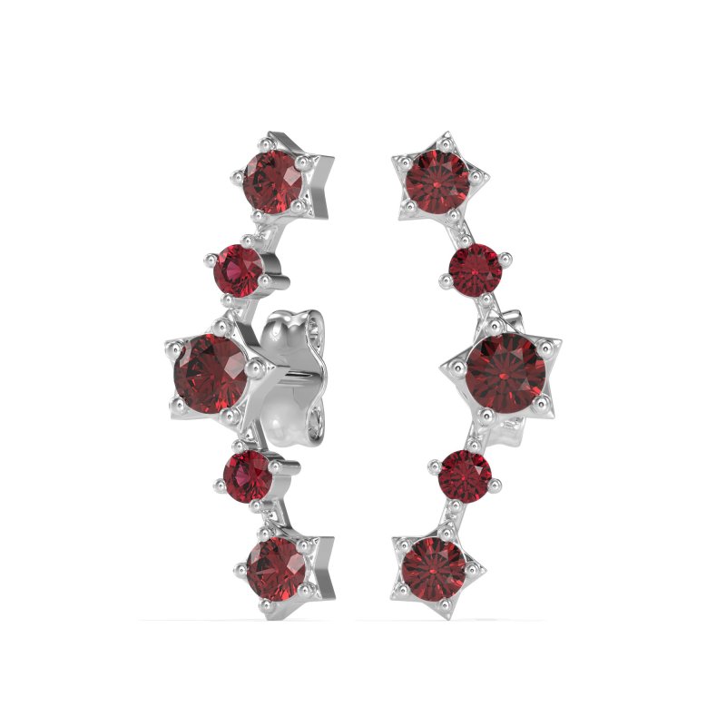 Ear Climber Stud Earrings