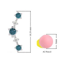 Ear Climber Stud Earrings