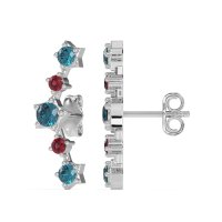 Ear Climber Stud Earrings