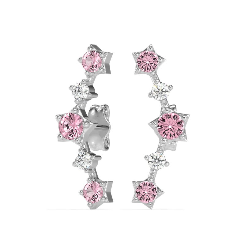 Ear Climber Stud Earrings