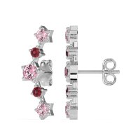 Ear Climber Stud Earrings