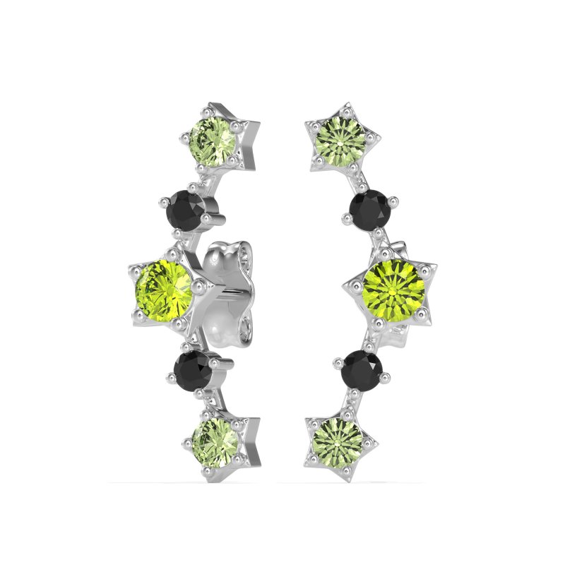 Ear Climber Stud Earrings