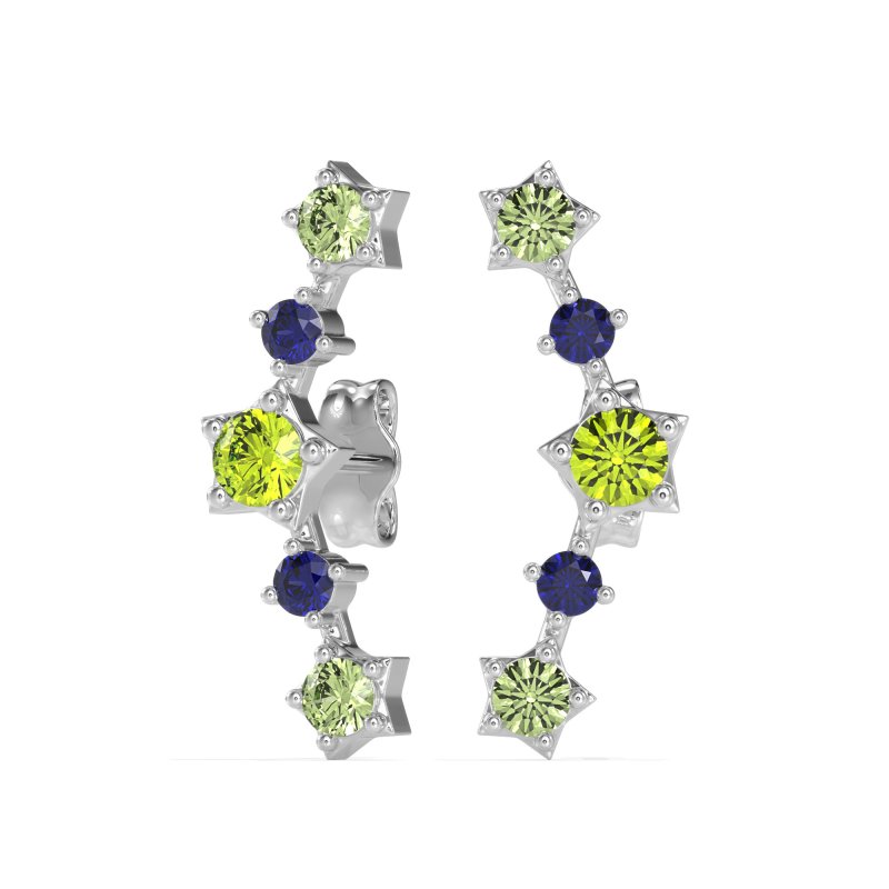 Ear Climber Stud Earrings