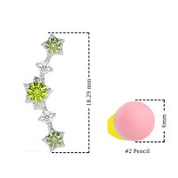 Ear Climber Stud Earrings