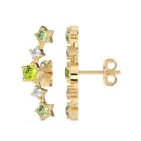 Ear Climber Stud Earrings