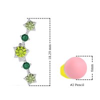 Ear Climber Stud Earrings