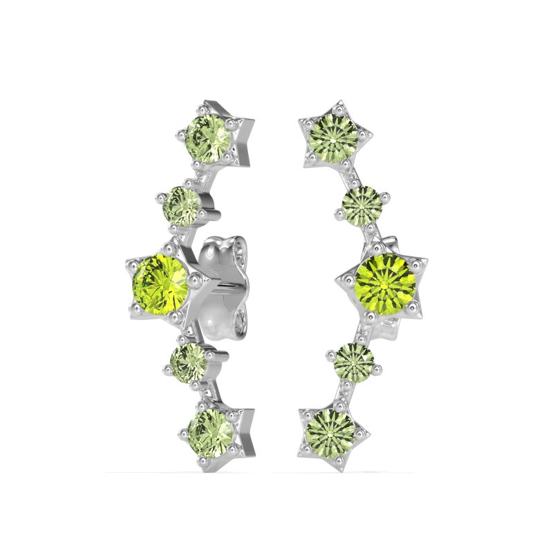 Ear Climber Stud Earrings