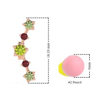 Ear Climber Stud Earrings