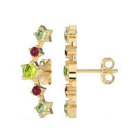 Ear Climber Stud Earrings