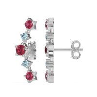 Ear Climber Stud Earrings