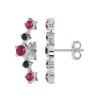 Ear Climber Stud Earrings