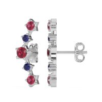 Ear Climber Stud Earrings