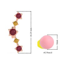 Ear Climber Stud Earrings