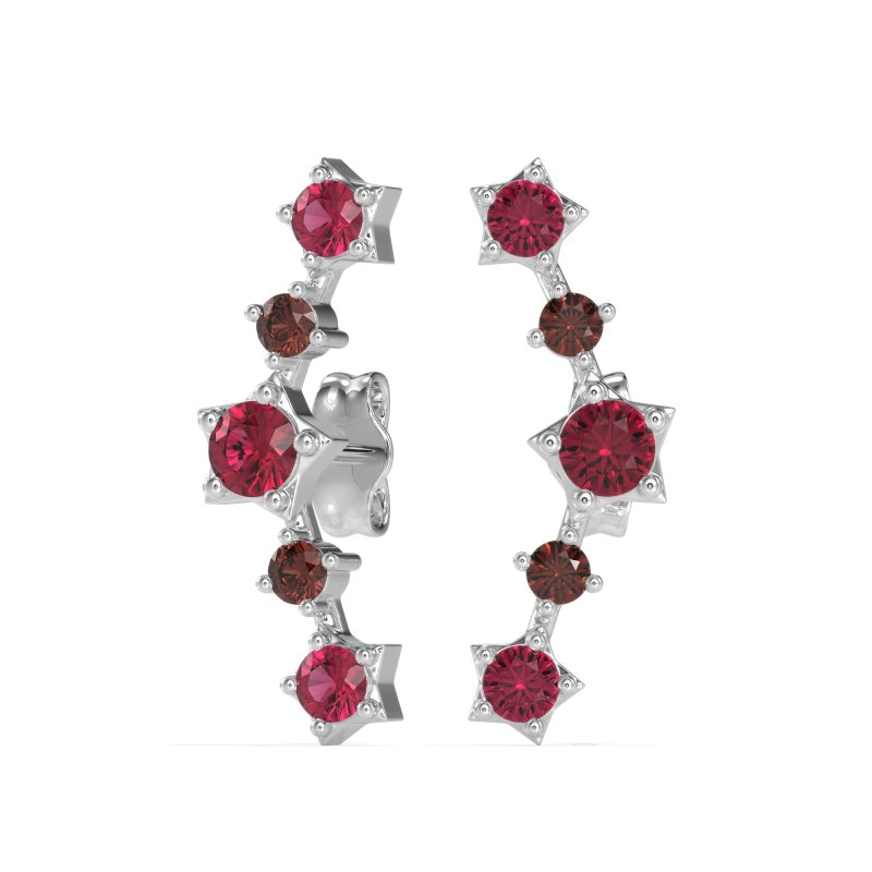 Ear Climber Stud Earrings