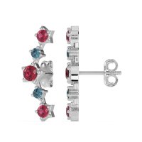 Ear Climber Stud Earrings