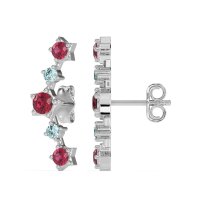 Ear Climber Stud Earrings