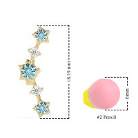 Ear Climber Stud Earrings