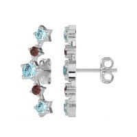 Ear Climber Stud Earrings