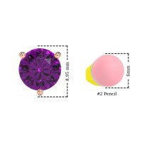 Three-Prong Martini Studs