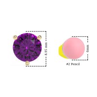 Three-Prong Martini Studs