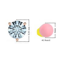 Three-Prong Martini Studs