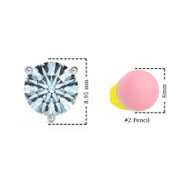 Three-Prong Martini Studs