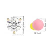 Three-Prong Martini Studs