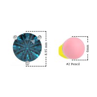 Three-Prong Martini Studs