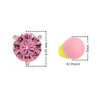 Three-Prong Martini Studs