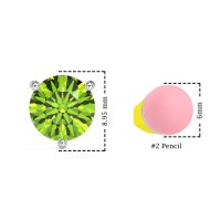 Three-Prong Martini Studs