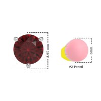 Three-Prong Martini Studs