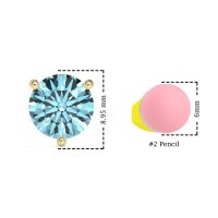 Three-Prong Martini Studs