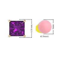 Classic Four Prong Princess Studs