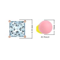 Classic Four Prong Princess Studs