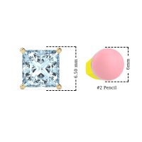 Classic Four Prong Princess Studs