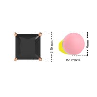 Classic Four Prong Princess Studs