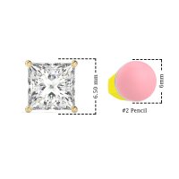Classic Four Prong Princess Studs