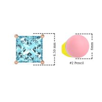 Classic Four Prong Princess Studs