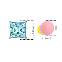 Classic Four Prong Princess Studs