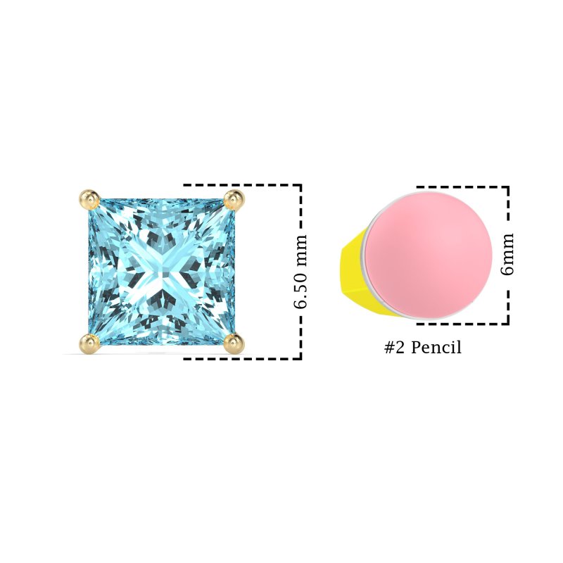 Classic Four Prong Princess Studs