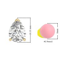 Classic Pear Shape Studs