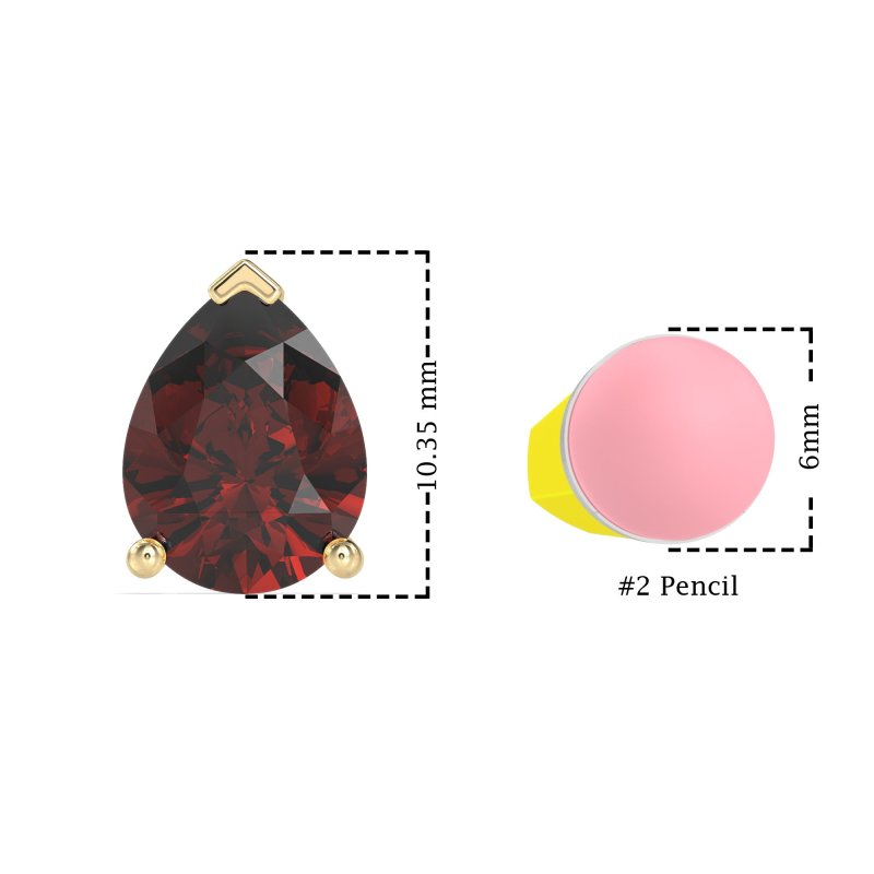 Classic Pear Shape Studs
