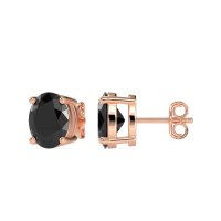 Classic Four Prong Oval Studs