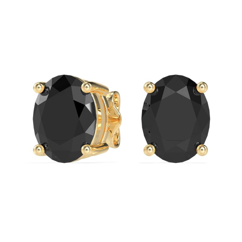 Classic Four Prong Oval Studs